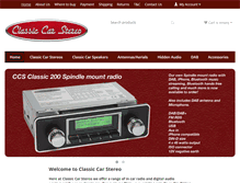 Tablet Screenshot of classiccarstereo.co.uk